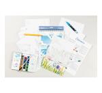ODELIA, Bloc de coloriage multi-techniques de 20 feuilles A4 250g, Les villes