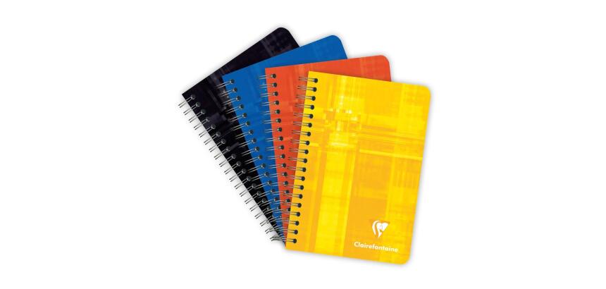 Carnet reliure intégrale 9x14 cm 180 pages uni - Assortis
