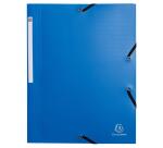 Sammelmappe A4, Gummizugverschluss, 3 Klappen, Recycling-PP, Kollektion Opak