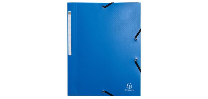 Exacompta Opak Recycled Elasticated 3 Flap Folder A4