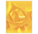 7000, Notitieschrift harde kaft genaaid 17x22cm 96 blad Q5x5 70g. - Geassorteerde kleuren