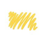 DARWI Marqueur Peinture Textile Opaque Pointe Conique Fine 2mm - Jaune