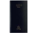 Agenda de bureau Comptoir Euro et cents 15 x 27 cm Journalier 2026 - Noir