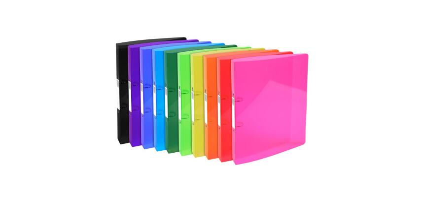 Carpetas semirrígida con anillas - Iderama ® PP Para archivar A4 MAXI 297x242 mm - 2 anillas en O 30 mm