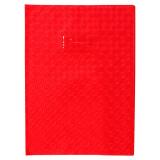 Protège-cahiers grain losange PVC 18/100ème avec porte-étiquette A4