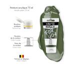 Darwi For You tube de peinture acrylique 75 ml - Terre verte