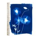 Cyanotype, Carnet reliure intégrale A5 14,8x21cm, 148 pages, ligné, ass.