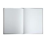 Guest book 100p gold 27x22 Ellipse grey