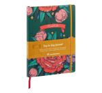 Frida Kahlo, DaytoDay journal 19x25 cm, 192 pages, dot, pochette à soufflet au dos, marquepage, fermeture élastique, ass.