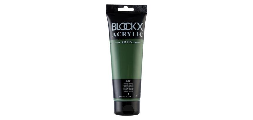 Peinture acrylique fine tube 250ml - Terre verte