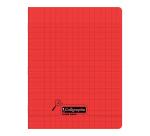 Cahier piqué 8000 POLYPRO Déficients visuels 17x22 cm 48 pages grands carreaux 2,5mm agrandi 10/10 90 g - Assortis