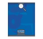 Cahier piqué 8000 CARTE 17x22 cm 32 pages grands carreaux 90 g - Assortis