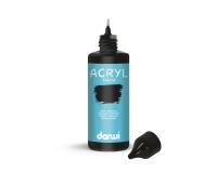 Darwi Flacon de 80 ml de Peinture Acrylique Universelle Nacrée - Noir