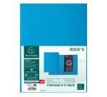 Paquet de 50 chemises 2 rabats ROCK''S 210 - 24x32cm