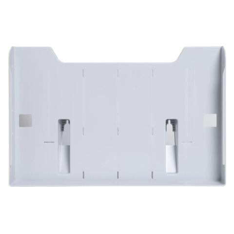 Elemento de pared de distribuidor folletos (a montar) - A4 horizontal - 8 x 32,7 x 21,3 cm - 80x327x213 mm - Gris claro