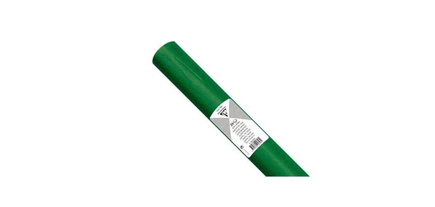 PAPIER DE SOIE, Rouleau de 24 feuilles 18g/m2 au format 50x75cm - Vert pré