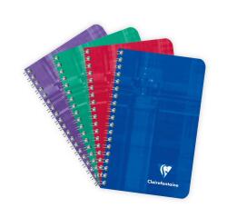 Carnet reliure intégrale 7,5x12cm 100 pages uni - Assortis