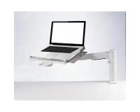 Exacompta TELEVARIO Telescopic Phone/Fax Machine Arm - Light grey