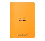 Cahier piqué Rhodia Classic 14,8x21 cm 96 pages dot non détachables 80g - Orange