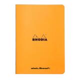 Cahier piqué Rhodia Classic 14,8x21 cm 96 pages dot non détachables 80g - Orange