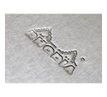 Webnotebook A5 192 pages ligné papier ivoire 90g fermeture élastique - Argent