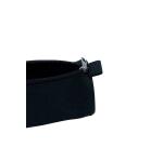 Trousse textile ronde Ø7 x 22 cm, noir