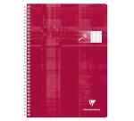 Cahier reliure intégrale déficients visuels A4 100 pages grands carreaux noirs 2,5mm agrandis 10x10 Couleur aléatoire - Assortis