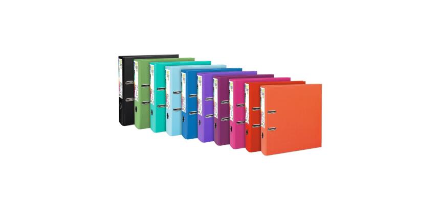 Classeur à levier Prem'Touch intérieur et extérieur en polypropylène - Dos 80mm - A4 maxi.