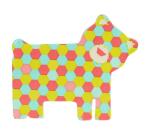 Symbole ours 12cm - Blanc