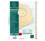 Separadores Separadores con pestañas impresas cartulina crema 155grs - Marfil - Marfil