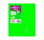 Koverbook Neon Stapled Notebook 17x22cm 96 lined pages + margin opaque polypropylene cover - Assorted