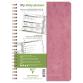 My.daily.planner Age Bag carnet reliure intégrale A5 250 pages détachables - Rose antique