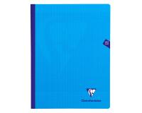 Cahier brochure cousue Mimesys 24x32cm 192 pages grands carreaux couverture polypropylène