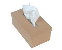 Boite à mouchoirs 14x25x9cm - Kraft