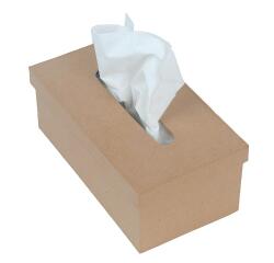 Boite à mouchoirs 14x25x9cm - Kraft