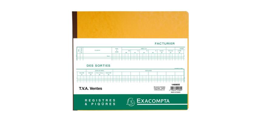 Piqûre TVA Sorties - texte FR - 31 lignes - avec feuille d'identification