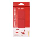 Rhodiarama support pour téléphone mobile simili cuir italien 13x8x8,5 cm - Coquelicot