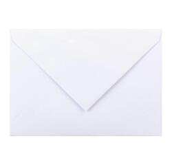 20 enveloppes Vélin doublées C6 (114x162mm)gommées - extra blanc