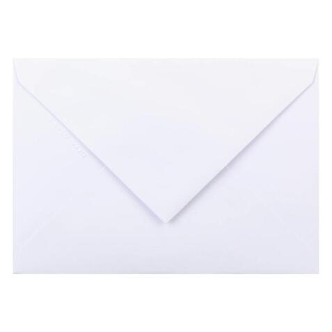 20 enveloppes Vélin doublées C6 (114x162mm)gommées - extra blanc