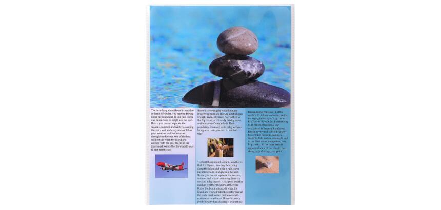 Sachet de 10 étuis de protection simples polypropylène 12/100e - A4 - Cristal