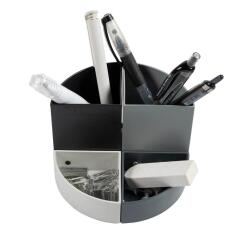 Cubiletes modulables THE QUARTER + 4 cubiletes combinables + 2 alturas diferentes + Dimensiones 12x12x8,3 cm Shades of grey - Tonos de gris