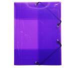 Chemise à élastique 3 rabats Polypropylène 5/10e Crystal Colours - A4 - Couleurs assorties