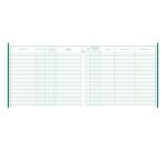 Registre 27x32cm - Registre unique du personnel (salariés et stagiaires) - 100 pages