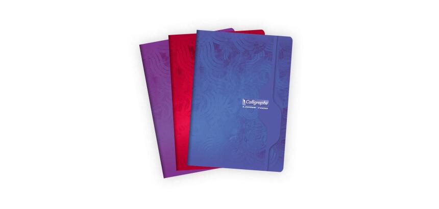 Cahier piqué 7000 A4 140 pages grands carreaux 70 g - Assortis