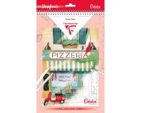 ODELIA, Bloc de coloriage multi-techniques de 20 feuilles A4 250g, Les vitrines