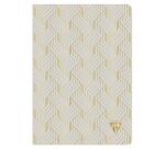 Carnet piqûre textile Neo Deco Collection Printemps-Été 14,8x21cm 96 pages ligné motifs assortis papier ivoire 90g - Assortis
