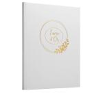 Livre d'or 100 pages tranche or Ringflower