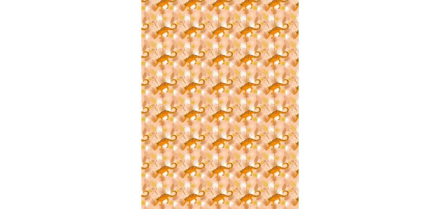 819 - Pochette 20 feuilles Décopatch Texture - Orange