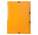 Chemise à élastiques 3 rabats PP OPAK - A4 - Couleurs assorties