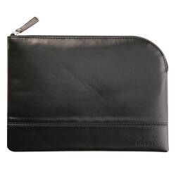 Rhodiarama pochette zippée en simili cuir - taille M (16x22 cm)